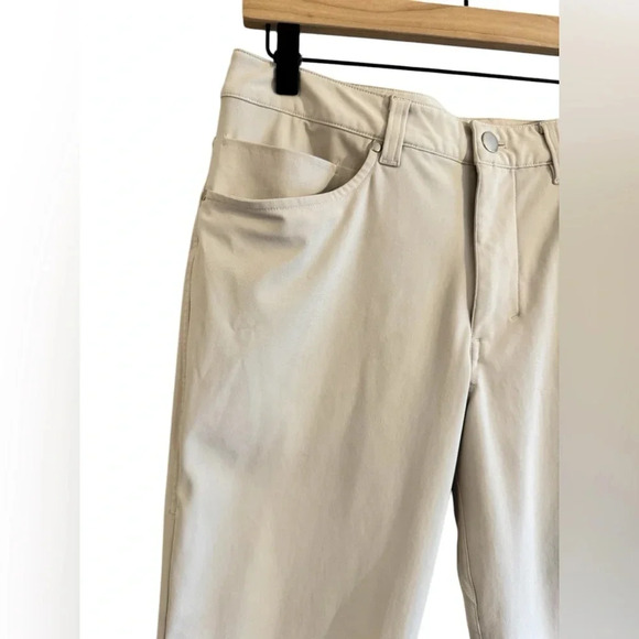 Set of 2 Lululemon Pants Mens 31 Khaki ABC Classic Fit - Picture 6 of 15